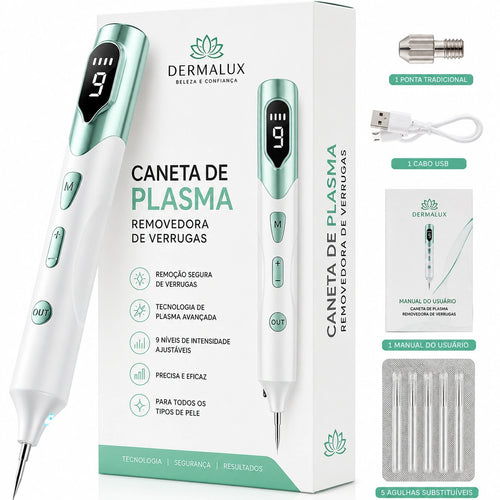 Dermalux Pro - Caneta Plasma Removedora de Verrugas e Manchas